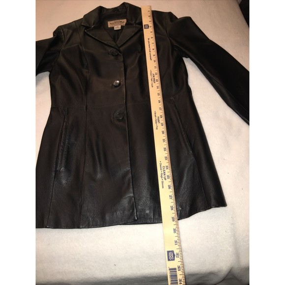 genuine Sonoma jean companies leather coat women’s size small - Picture 10 of 13